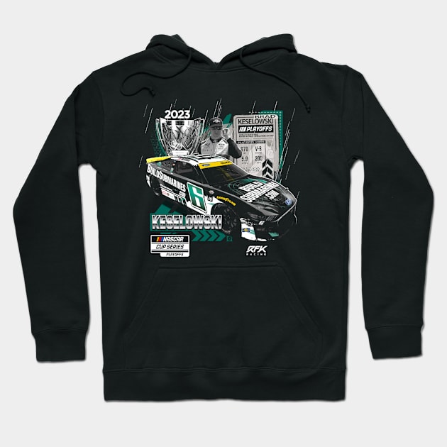 Brad Keselowski Series Playoffs Hoodie by art.Hamdan